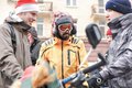 Первый зимний Московский Велопарад