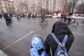 Первый зимний Московский Велопарад