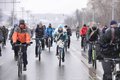 Первый зимний Московский Велопарад