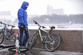 Первый зимний Московский Велопарад