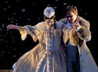 Амуры в снегу