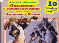 Детский абонемент «Знакомство с композиторами». Концерт-лекция